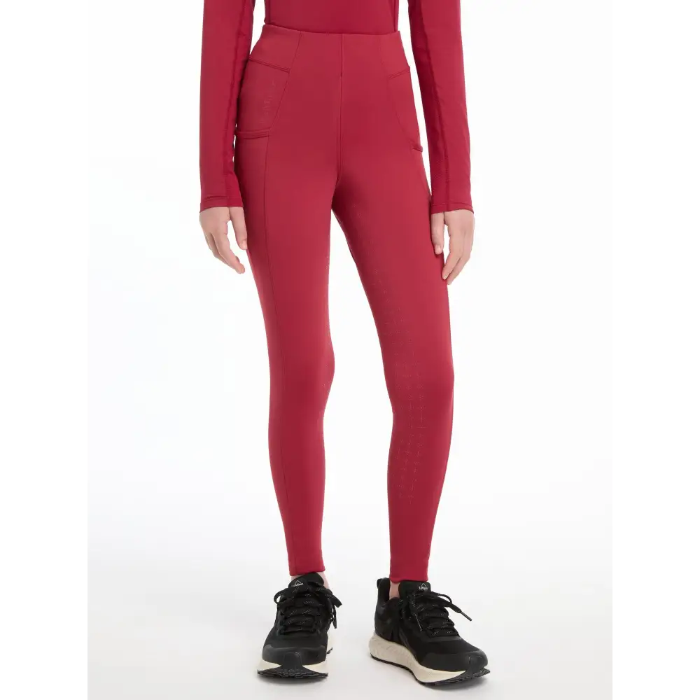 Lemieux Young Rider Orla Pull Ons Ember - Riding Tights