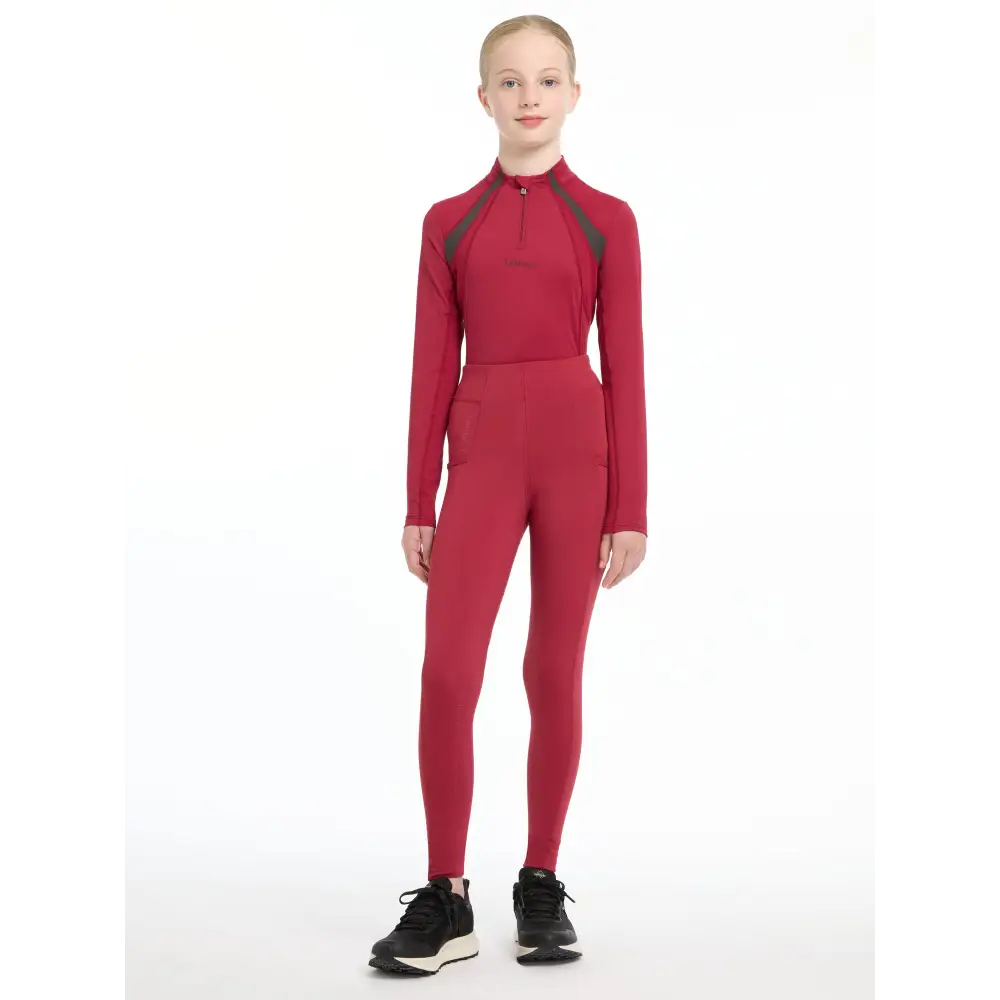 Lemieux Young Rider Orla Pull Ons Ember - Riding Tights