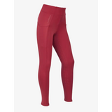 Lemieux Young Rider Orla Pull Ons Ember - Riding Tights