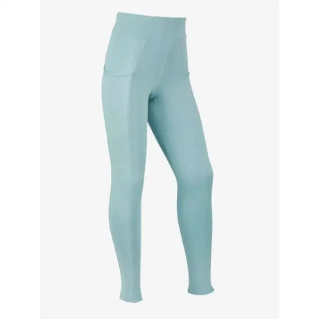 Light blue lemieux young rider orla pull ons with high waist, stretchy fabric, and side pockets for comfort and style