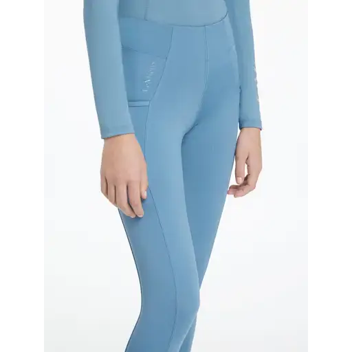 LeMieux Young Rider Orla Pull Ons Ice Blue Ice Blue 7-8 Years Riding Tights