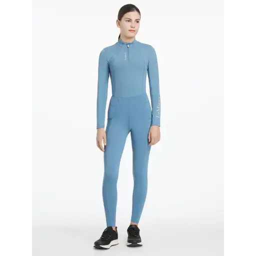 LeMieux Young Rider Orla Pull Ons Ice Blue Ice Blue 7-8 Years Riding Tights