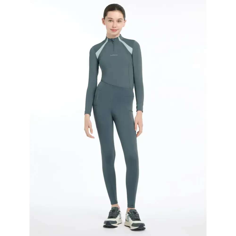 Lemieux Young Rider Orla Pull Ons Petrol 7-8 years Riding Tights