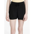 Black lemieux young rider penelope shorts with smooth lightweight fabric and subtle sheen for comfy riding sessions