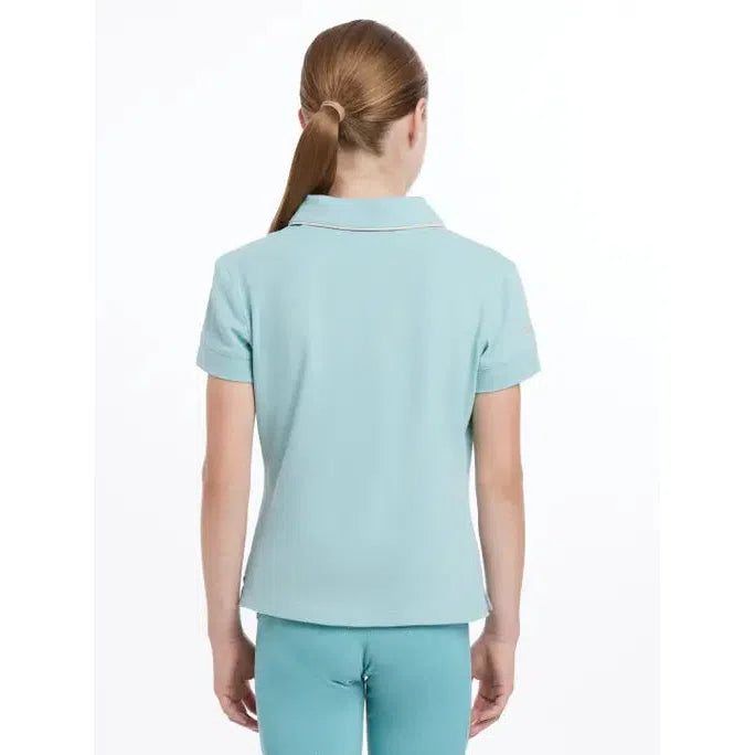 Lemieux Young Rider Polo Shirt Aqua Aqua 7-8 years Polo Shirts
