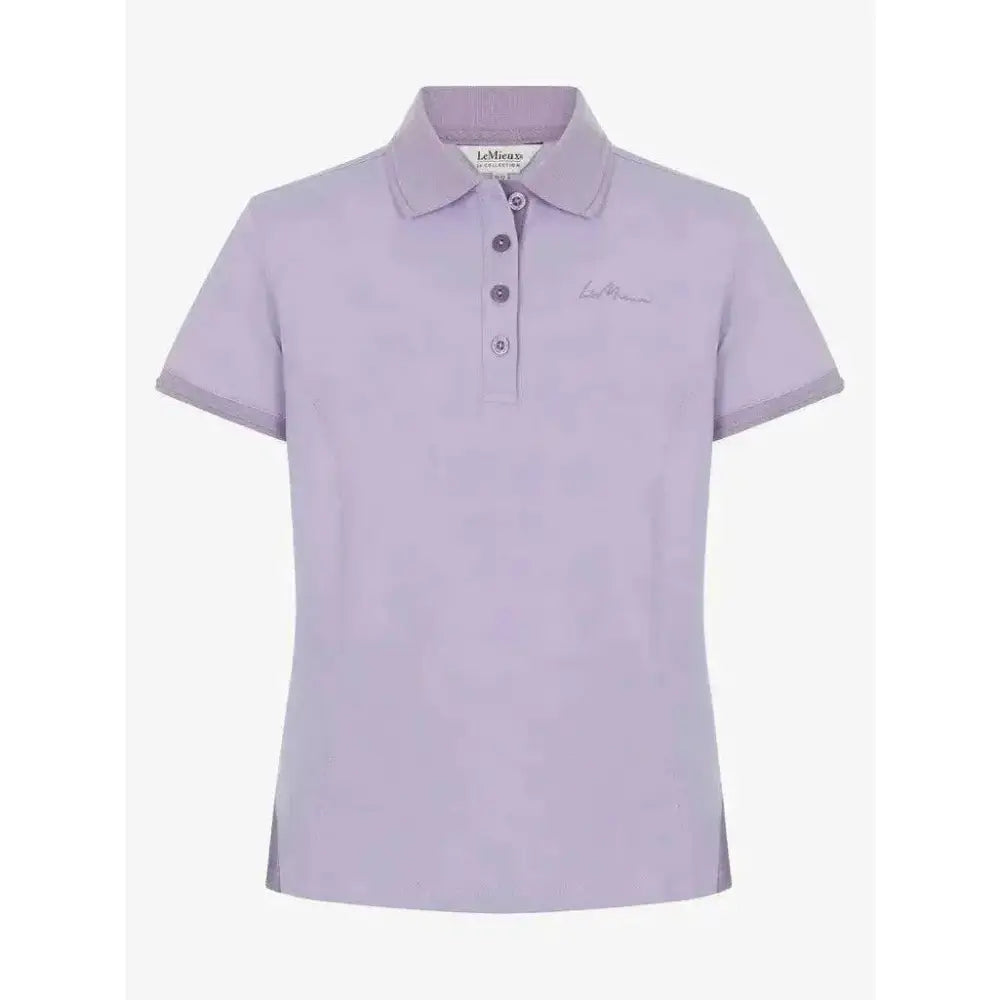 LeMieux Young Rider Polo Shirt Wisteria 13-14 Years Polo Shirts & T Shirts Barnstaple Equestrian Supplies