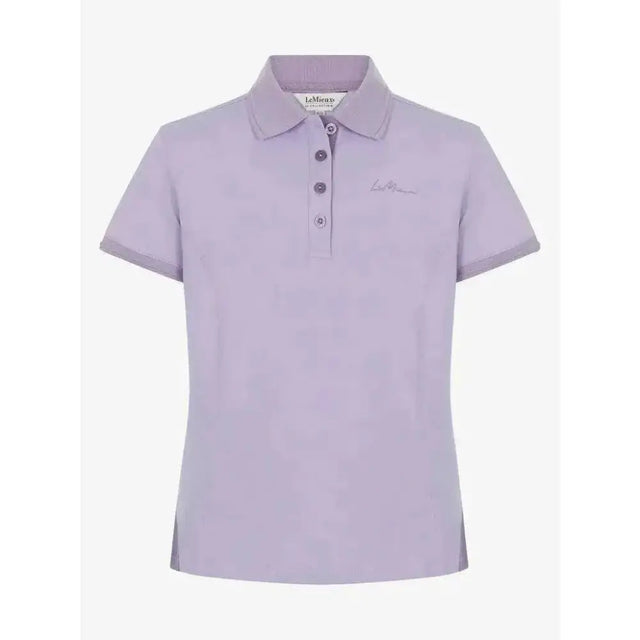 LeMieux Young Rider Polo Shirt Wisteria 13-14 Years Polo Shirts & T Shirts Barnstaple Equestrian Supplies