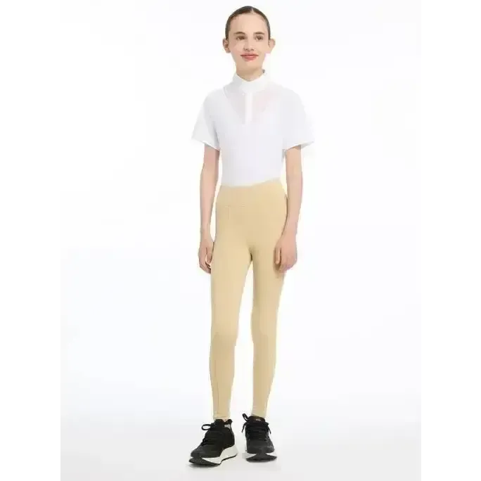 LeMieux Young Rider Pull On Breech Beige 11-12 years Beige Riding Tights