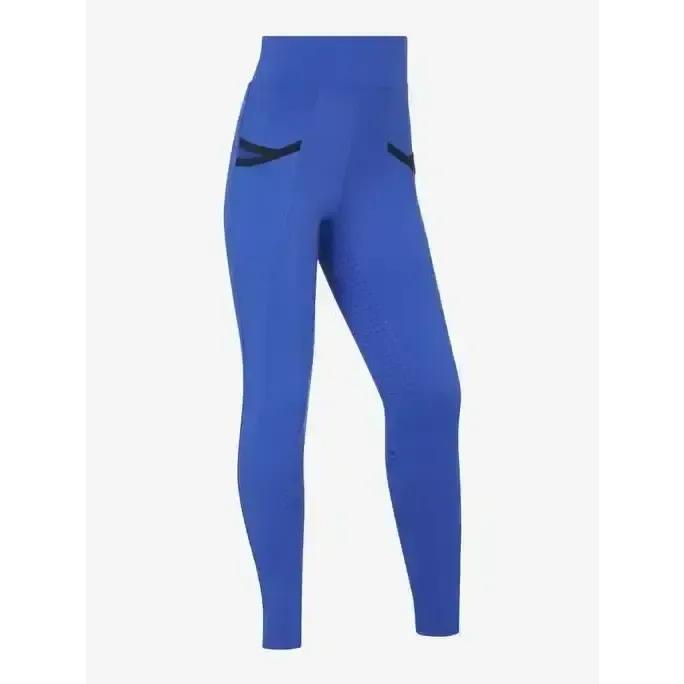 LeMieux Young Rider Pull On Breech Benetton Blue 7-8 Years Benetton Blue Breeches