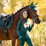 LeMieux Young Rider Pull On Spruce 3-4 Years Riding Tights