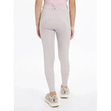 Light gray lemieux young rider remi breggings stone with subtle texture and high waistband for riding comfort