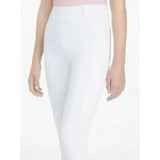 White lemieux young rider remi breggings with high waist and sleek form-fitting design perfect for riding