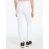 White lemieux young rider remi breggings with high waist slim fit and stretchy fabric in smooth remi breggings white