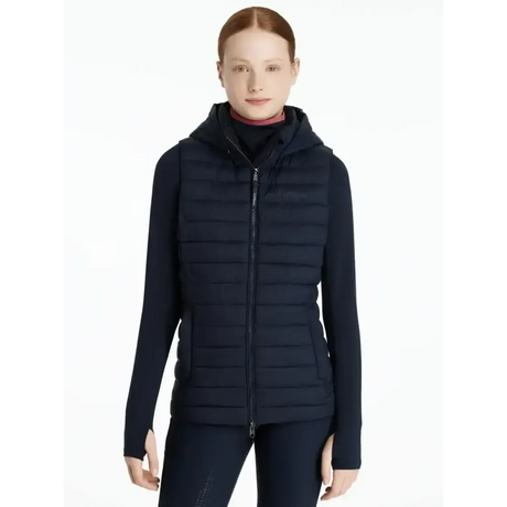Lemieux Young Rider Ruby Puffer Gilet Navy Navy 7-8 years Gilets