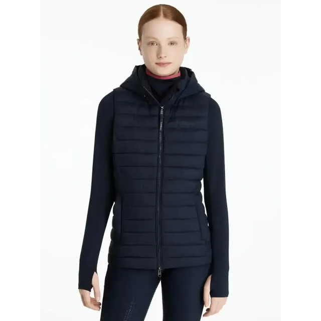 Lemieux Young Rider Ruby Puffer Gilet Navy Navy 7-8 years Gilets