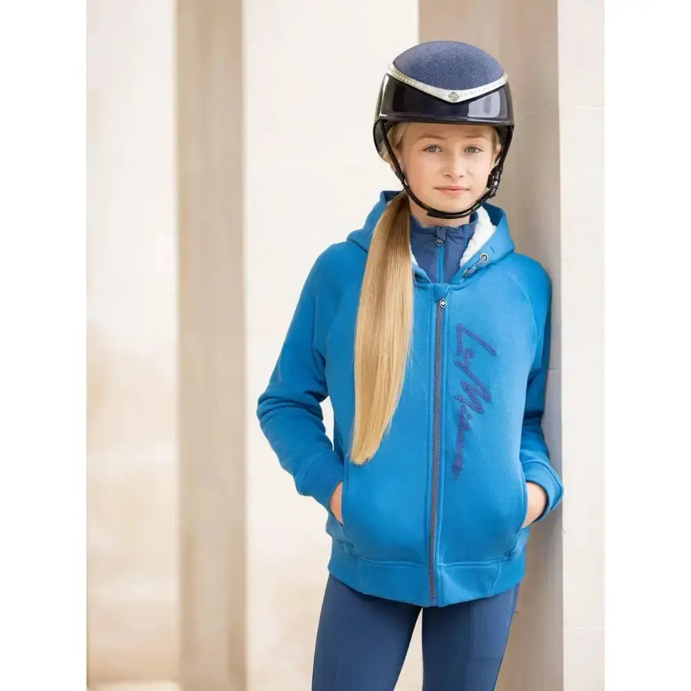LeMieux Young Rider Sherpa Lined Hollie Hoodie Atlantic 9-10 Years Hoodies
