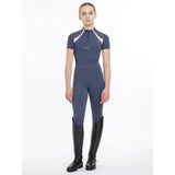 Lemieux Young Rider Short Sleeve Mia Mesh Base Layer Dusk Blue Dusk Blue 7-8 years Base Layers