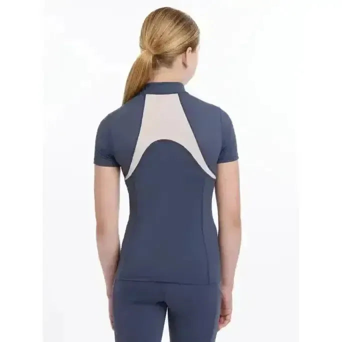 Lemieux Young Rider Short Sleeve Mia Mesh Base Layer Dusk Blue Dusk Blue 7-8 Years Base Layers
