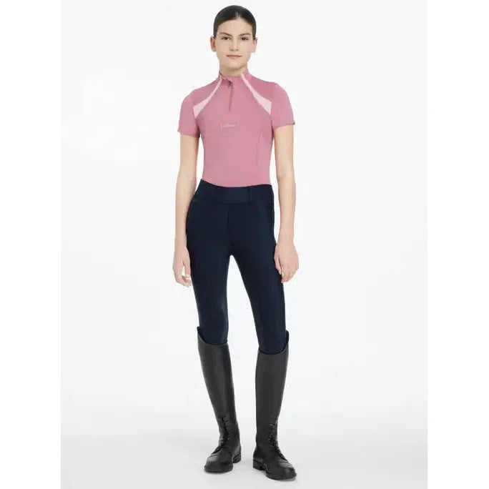 Lemieux Young Rider Short Sleeve Mia Mesh Base Layer Peony Peony 7-8 years Base Layers