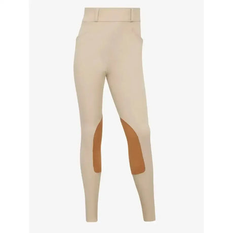 LeMieux Young Rider Side Zip Hunter Breeches Beige Beige 7-8 years Breeches