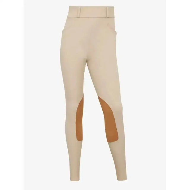 LeMieux Young Rider Side Zip Hunter Breeches Beige Beige 7-8 Years Breeches