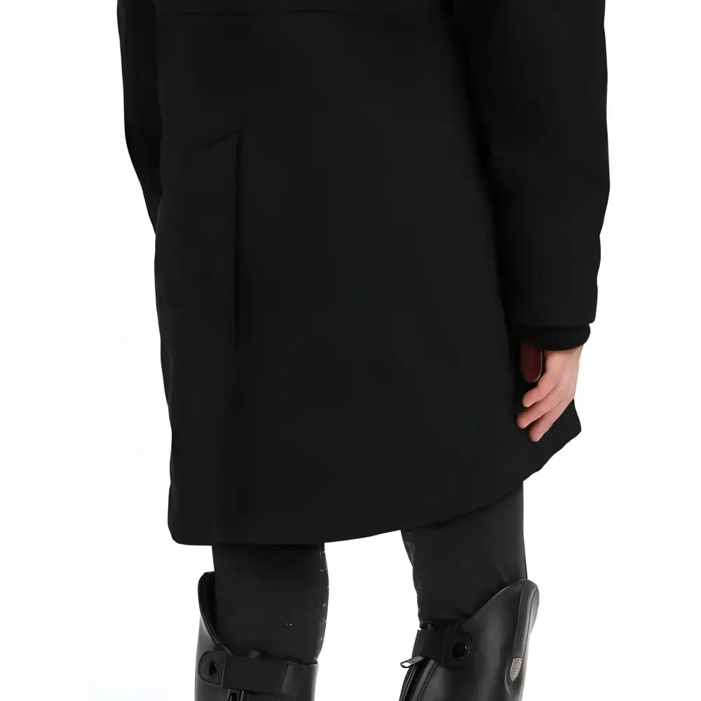 Lemieux Young Rider Skye Waterproof Coat Black 7-8 years Black Outdoor Coats & Jackets