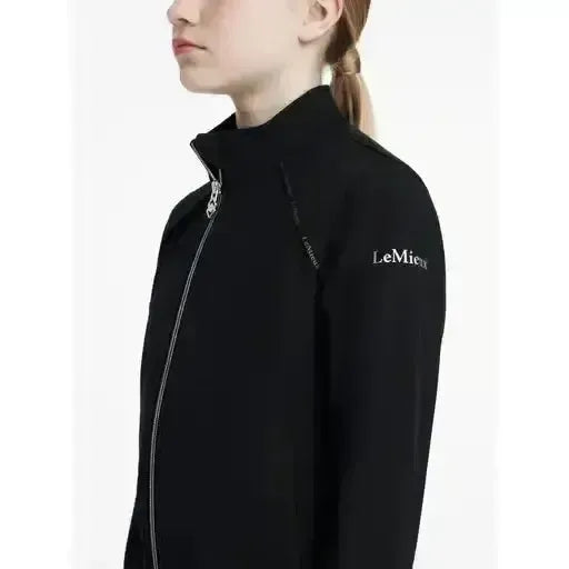 LeMieux Young Rider Soft Shell Jacket Black Black 7-8 years Coats & Jackets
