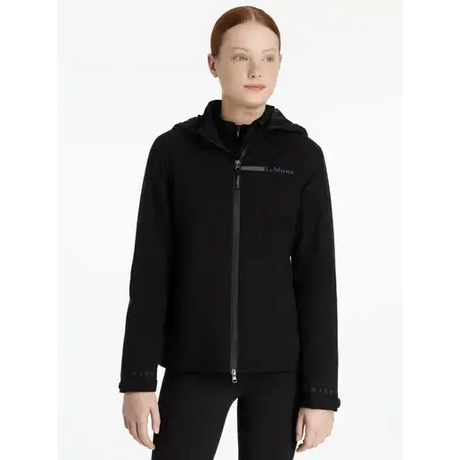 Lemieux Young Rider Thea Water Resistant Jacket Black Black 7-8 years Outdoor Jackets