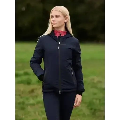 Lemieux Young Rider Thea Water Resistant Jacket Navy Navy 7-8 years Outdoor Jackets