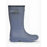 Gray rubber lemieux young rider wellies jay blue with black trim and silver diamond buckle for young riders