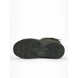 Dark olive green lemieux young rider wellies with textured rubber sole and embossed logo for young riders