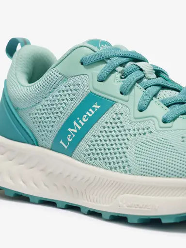 LeMieux Youth Trax-Lite Trainer Aqua Aqua UK Child Shoe 1 Footwear