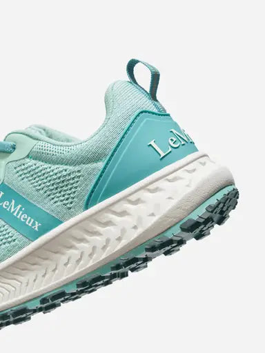 LeMieux Youth Trax-Lite Trainer Aqua Aqua UK Child Shoe 1 Footwear