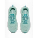 Lemieux youth trax-lite trainer aqua light teal mesh athletic sneakers with white soles and levi’s logo for equestrian use
