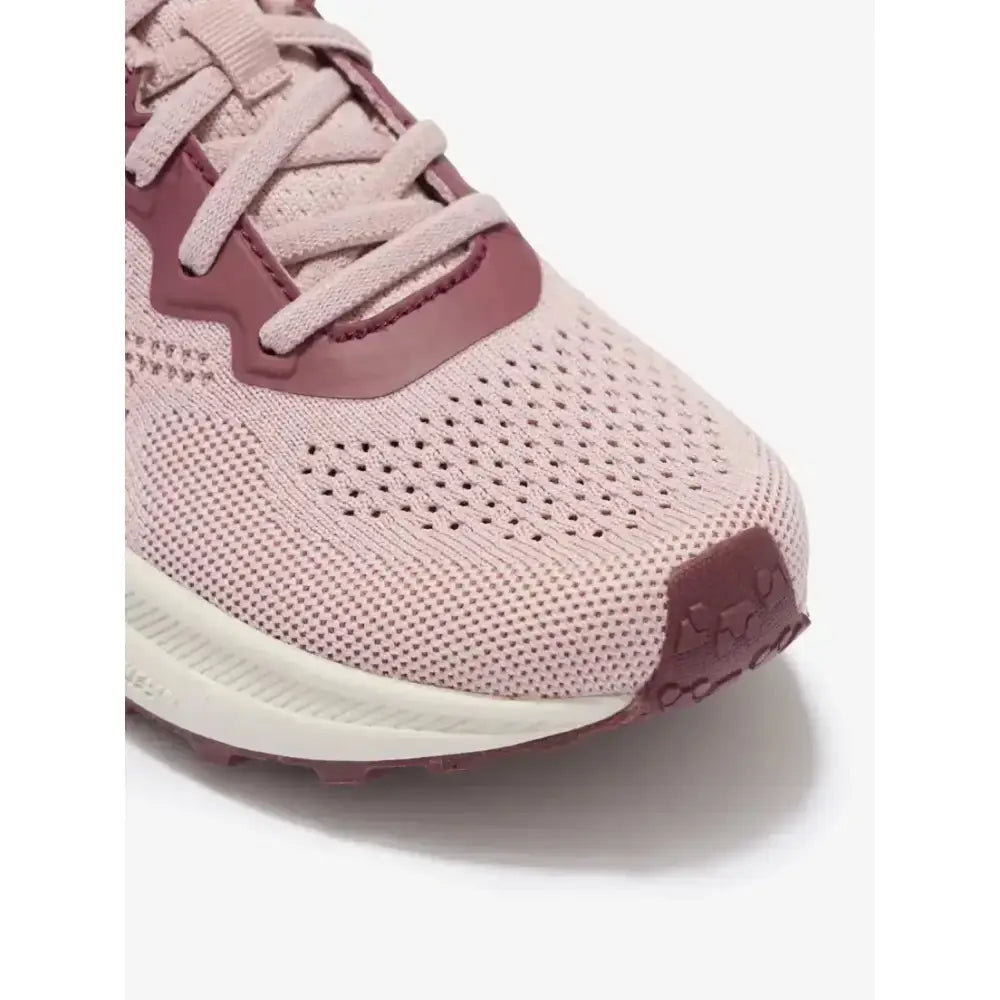 LeMieux youth trainer blossom with pink and mauve knit, perforated upper, suede-like accents, perfect for equestrian use