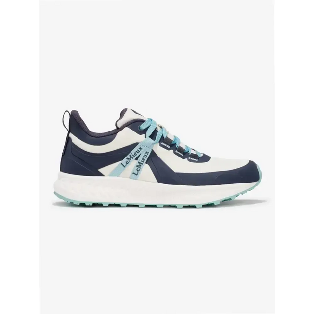 LeMieux Youth Trax Viva Waterproof Trainer Stone Stone UK Child Shoe 1 Trainers