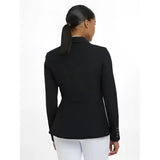 Black tailored lemieux zoe jacket navy with structured fit and three-button cuffs perfect for equestrian use
