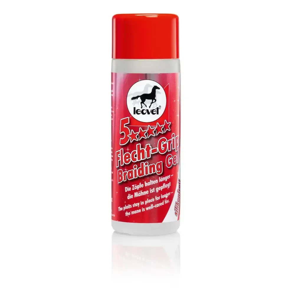 Leovet 5 Star Braiding Gel For Plaits 200ml Plaiting Gels