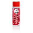 Red and white plastic bottle of leovet 5 star braiding gel with red cap for plaits and star braiding use