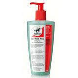 Leovet cold pack in a translucent green bottle with aloe vera and red pump soothes inflammation and improves mobility