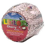 Pink round likit treats boredom breaker relief refills 625g package with cartoon unicorn and heart pattern