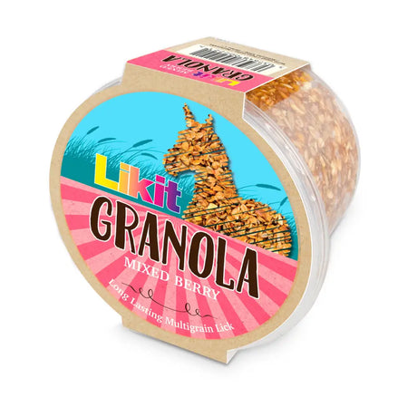 Likit Granola Multigrain MIxed Berry Mixed Berry Horse Treats