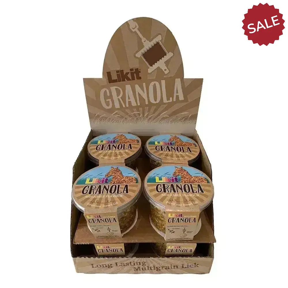 Likit Granola Multigrain Molasses Bulk Buy Box of 8 Horse Treats