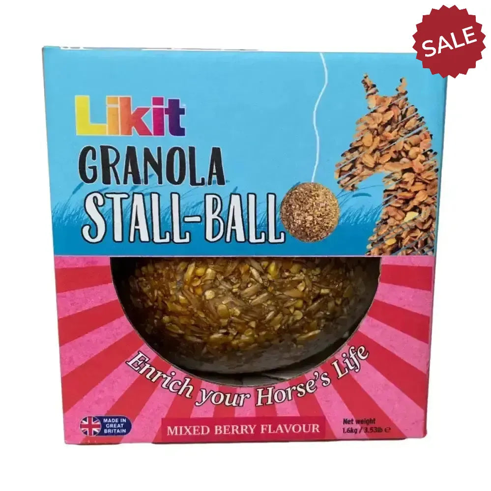 Likit Granola Stall Ball mixed Berry Horse Treats