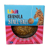 Likit Granola Stall Ball Mixed Berry Horse Treats Barnstaple Equestrian Supplies