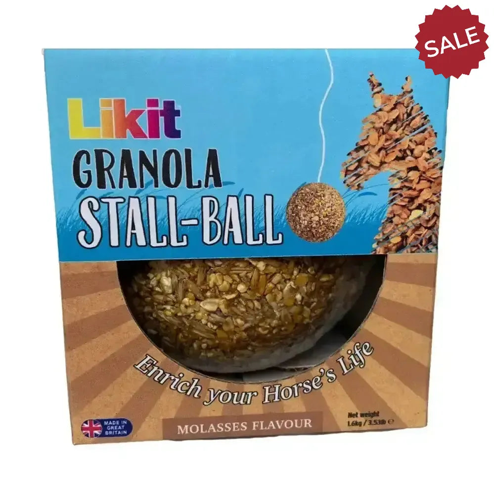 Likit Granola Stall Ball molasses Horse Treats