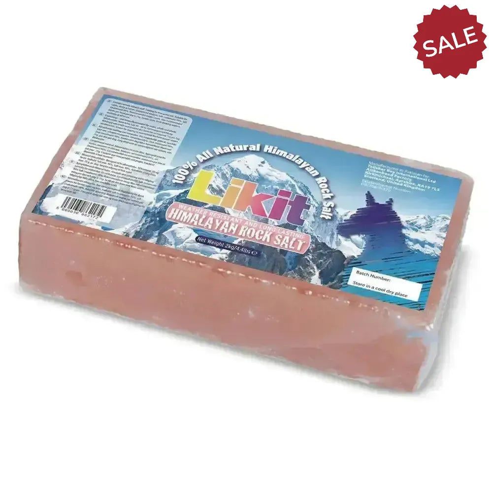 Likit Himalayan Rock Salt Lick 2kg Block Salt Licks