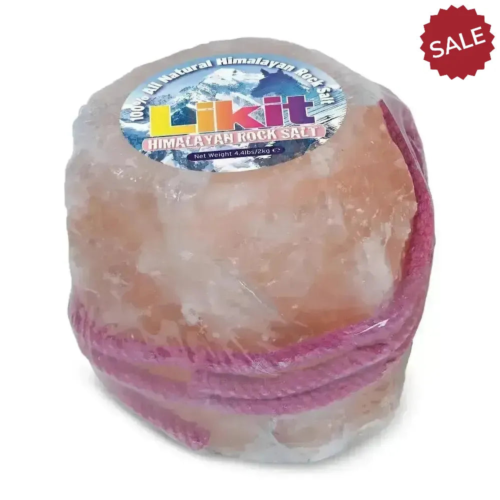 Likit Himalayan Rock Salt Lick 2kg Rope Salt Licks