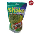 A bag of green heart shaped likit snaks treats in mint and eucalyptus flavor perfect for snaks treats bulk buy