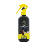 Yellow spray bottle of lincoln classic fly repellent with black label features powerful long-lasting dual action formula